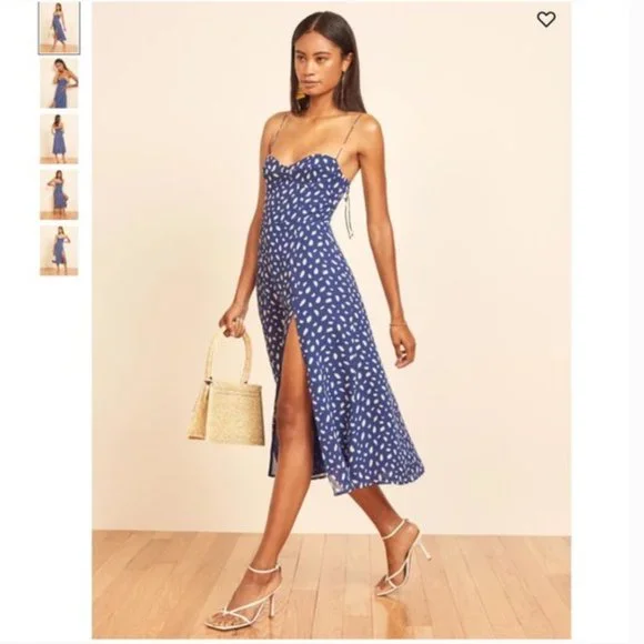 Sale🌈Reformation Juliette Dress - Moray - Picture 3 of 9